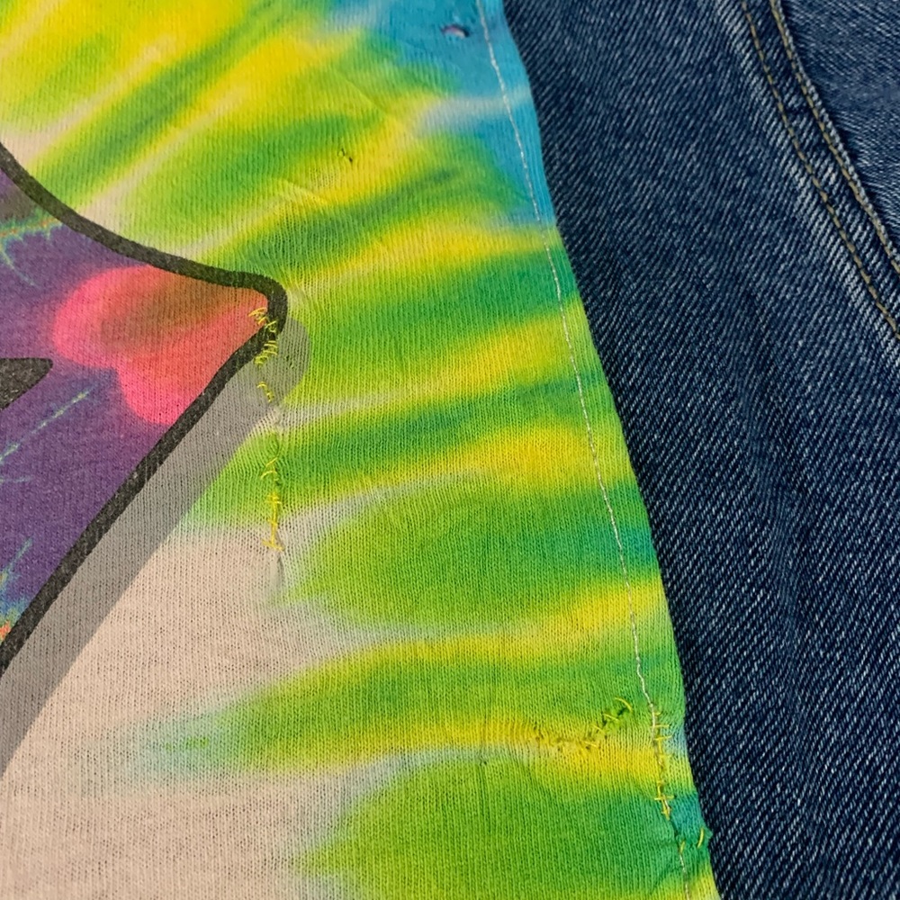 Vintage 1994 The Rolling Stone reworked jean jacket. - Picture 7 of 13